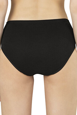 Özkan 0305 6'lı Paket Kadın Ribana Esnek Pamuklu Yüksek Bel Bato Külot