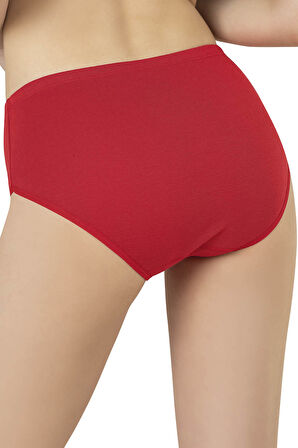 Özkan 0305 6'lı Paket Kadın Ribana Esnek Pamuklu Yüksek Bel Bato Külot