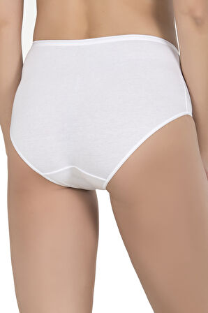 Özkan 23922 3'lü Paket Kadın Pamuklu Modal Esnek Yumuşak Yüksek Bel Bato Külot