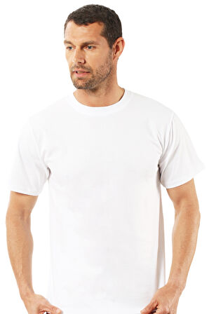 Özkan 0055 3'lü Paket Erkek %100 Pamuklu Süprem Esnek Rahat Kapalı Yaka Atlet Fanila