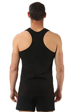 Özkan 0267 6'lı Paket Erkek Pamuklu Likralı Süprem Esnek Rahat Sırtı Çapraz Sporcu Rambo Atlet;