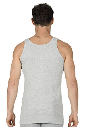 Özkan 11406 5'li Paket Erkek %100 Pamuklu Ribana Esnek Rahat Kalın Askılı Örme Atlet