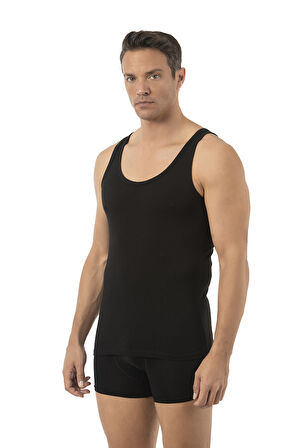 Özkan 10852 5'li Paket Erkek Premium Kumaş Pamuklu Modal Esnek Rahat Kalın Askılı Atlet