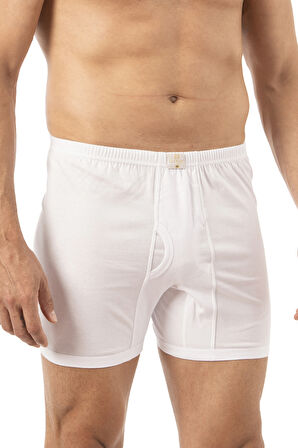 Özkan 0043 3'lü Paket Erkek %100 Pamuklu Penye Süprem Kumaş Esnek Rahat Paçalı Don Boxer Külot