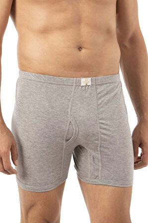 Özkan 0043 3'lü Paket Erkek %100 Pamuklu Penye Süprem Kumaş Esnek Rahat Paçalı Don Boxer Külot