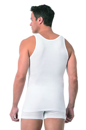 Özkan 10852 5'li Paket Erkek Premium Kumaş Pamuklu Modal Esnek Rahat Kalın Askılı Atlet