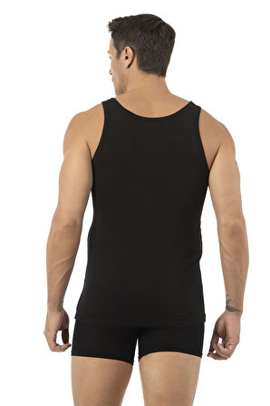 Özkan 10852 3'lü Paket Erkek Premium Esnek Kumaş Pamuklu Modal Kalın Askılı Atlet