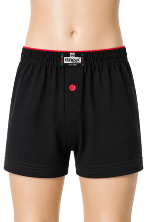 özkan 31223 5'li paket erkek çocuk %100 pamuklu premium kumaş rahat klasik kesim süprem penye boxer şort külot