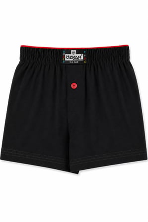özkan 31223 5'li paket erkek çocuk %100 pamuklu premium kumaş rahat klasik kesim süprem penye boxer şort külot