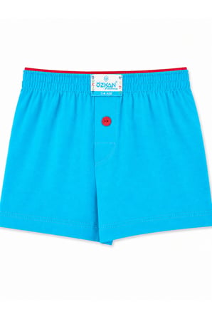 özkan 31223 5'li paket erkek çocuk %100 pamuklu premium kumaş rahat klasik kesim süprem penye boxer şort külot