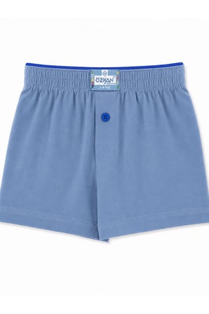 özkan 31223 5'li paket erkek çocuk %100 pamuklu premium kumaş rahat klasik kesim süprem penye boxer şort külot