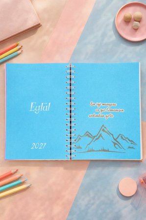 Lizy 2026-2027 Spiralli Akademik Planlayıcı Ajanda 17X24 cm Tasarım-9