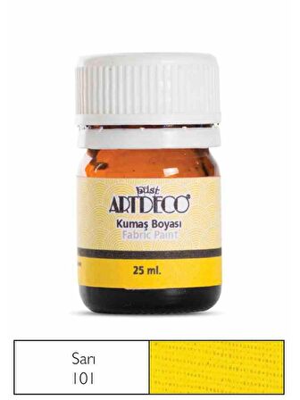 Artdeco Kumaş Boyası Sarı 25ml