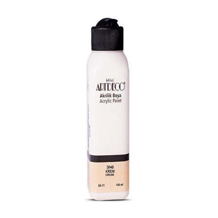 Artdeco Akrilik Boya 140 Ml Krem