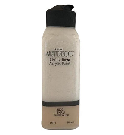 Artdeco Akrilik Boya 140 ml Ekru - 2 adet