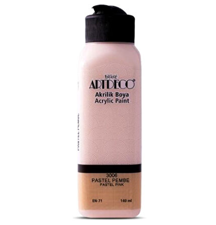 Artdeco Akrilik Boya 140 ml Pastel Pembe - 2 adet