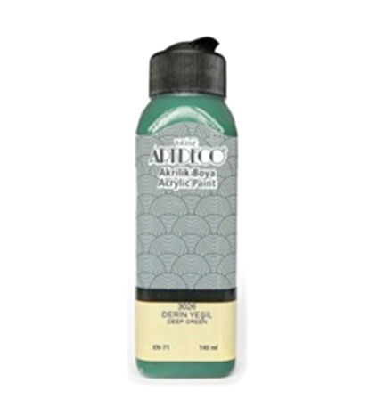 Artdeco Akrilik Boya 140 ml Derin Yeşil - 2 adet
