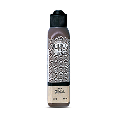 Artdeco Akrilik Boya 140 Ml Acı Kahve