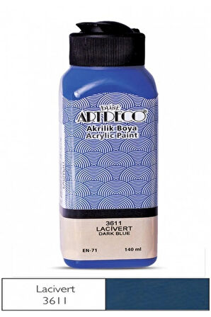 Akrılık Boya 140 ml Lacıvert Y-070r-3611 - (1 ADET)