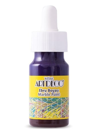 Artdeco Ebru Boyası Damlalıklı 30Ml Mürdüm - 2 adet