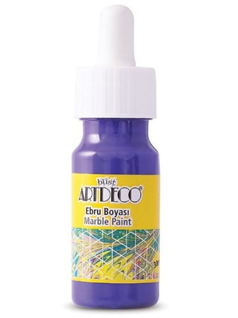 Artdeco Ebru Boyası Damlalıklı 30Ml Lila - 2 adet