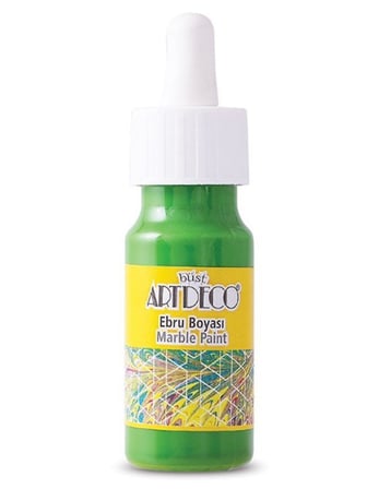 Artdeco Ebru Boyası Damlalıklı 30Ml Fıstık Yeşil - 2 adet