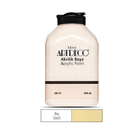 Artdeco Akrilik Boya 500 ML Bej 3003