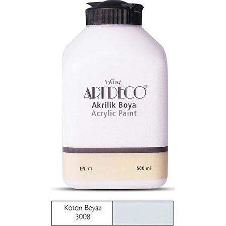 Artdeco Akrilik Boya 500 ml Renk Seçenekli