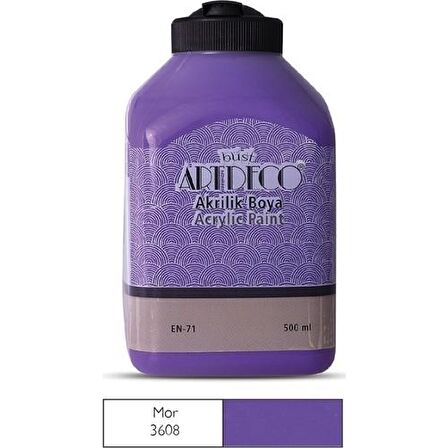 Artdeco Akrilik Ahşap Boyası 500 ml 3608 Mor