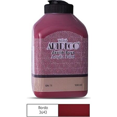 Artdeco Akrilik Boya 500 ml Renk Seçenekli