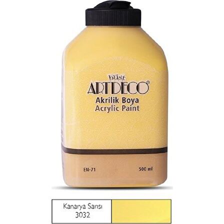 Artdeco Akrilik Boya 500 ml Renk Seçenekli
