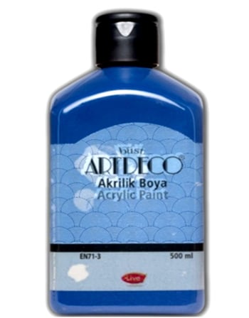 Artdeco Akrilik Boya 500 Ml Lacivert - 2 adet