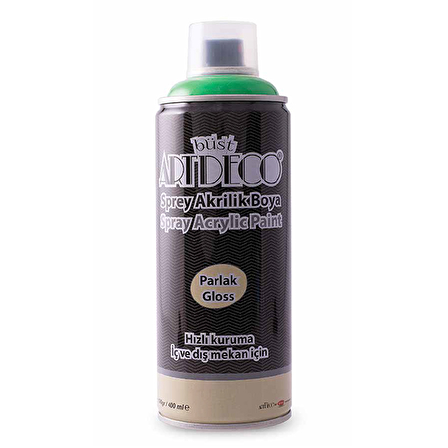 Artdeco Akrilik Sprey Boya 400ml 530 Elma Yeşil