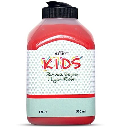 ARTDECO KİDS PARMAK BOYASI 500ml KIRMIZI