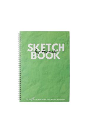 Fanart Academy Sketch Book 120 GR Spiralli 50 YP A4 Yeşil 8673