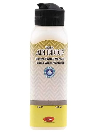 Artdeco Su Bazlı Ekstra Parlak Vernik 140 ml - 3 adet
