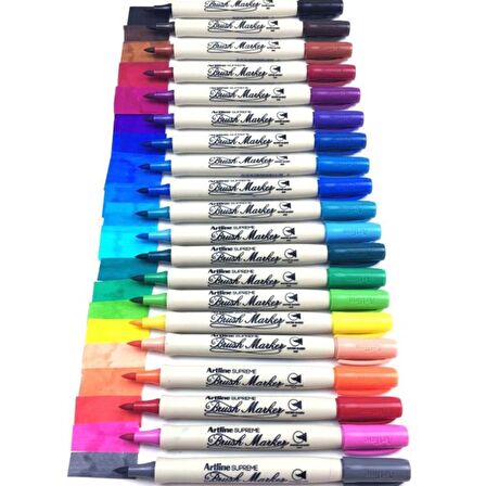 Artlıne Supreme Brush Marker Boyama Seti 20'li - Kalemlik Hediyeli