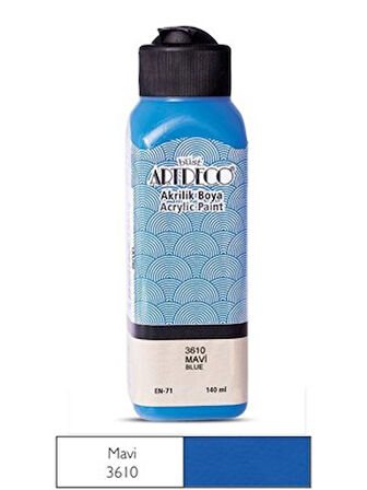 Artdeco Akrilik Boya 140 ml Okyanus Mavi 2 adet