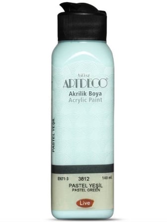 Artdeco Akrilik Boya 140 ml Pastel Yeşil - 4 adet