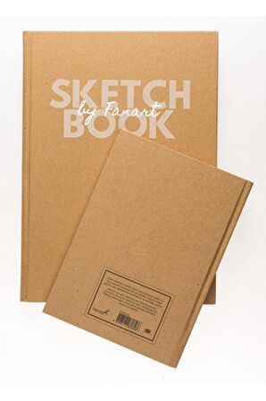 Fanart Sketch Book Academy Kraft Sert Kapak A4 96 Yp F-8691