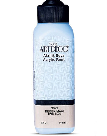Artdeco Akrilik Boya 140 ml Bebek Mavi 2 adet