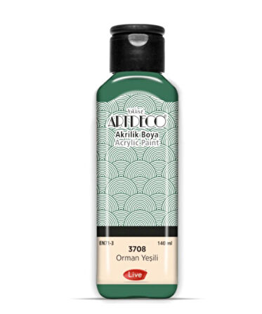 Artdeco Akrilik Boya 140 ml Orman Yeşili - 2 adet