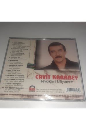 CAHIT KARABEY SEVDIGIMI BILIYORSUN CD