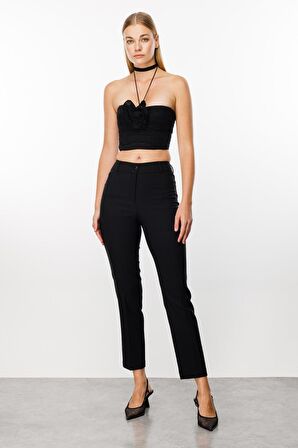 Modailgi Ilg241Pnt04518 Kadın Arka Cep Detaylı Dar Paça Pantolon