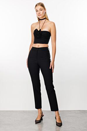 Modailgi Ilg241Pnt04518 Kadın Arka Cep Detaylı Dar Paça Pantolon