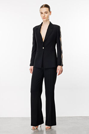 Modailgi Ilg241Pnt04812 Kadın Bol Paça Dokuma Pantolon