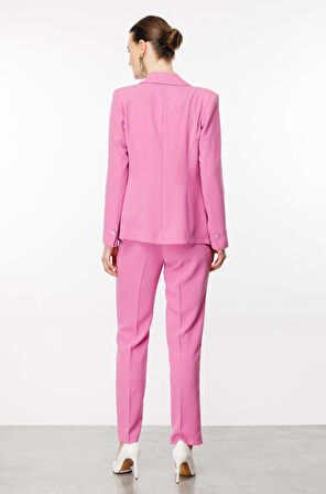 7543 MODAİLGİ KUPTAN NERVÜR DETAYLI YARIM ASTARLI TEK DÜĞME CEKET