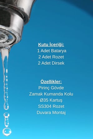 İtimat Astra 391 Mix Banyo Bataryası