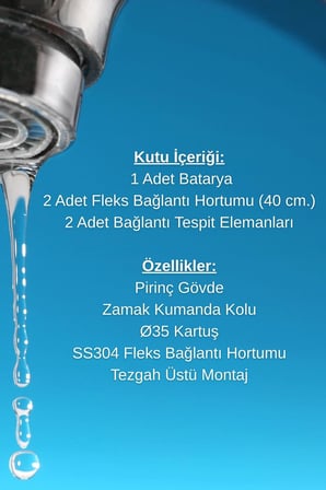 İtimat Kappa 592 Miks Lavabo Bataryası
