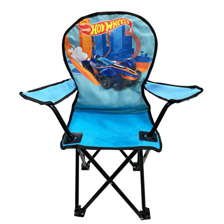Hot Wheels Katlanabilir Çocuk Kamp Sandalyesi - Açık Mavi